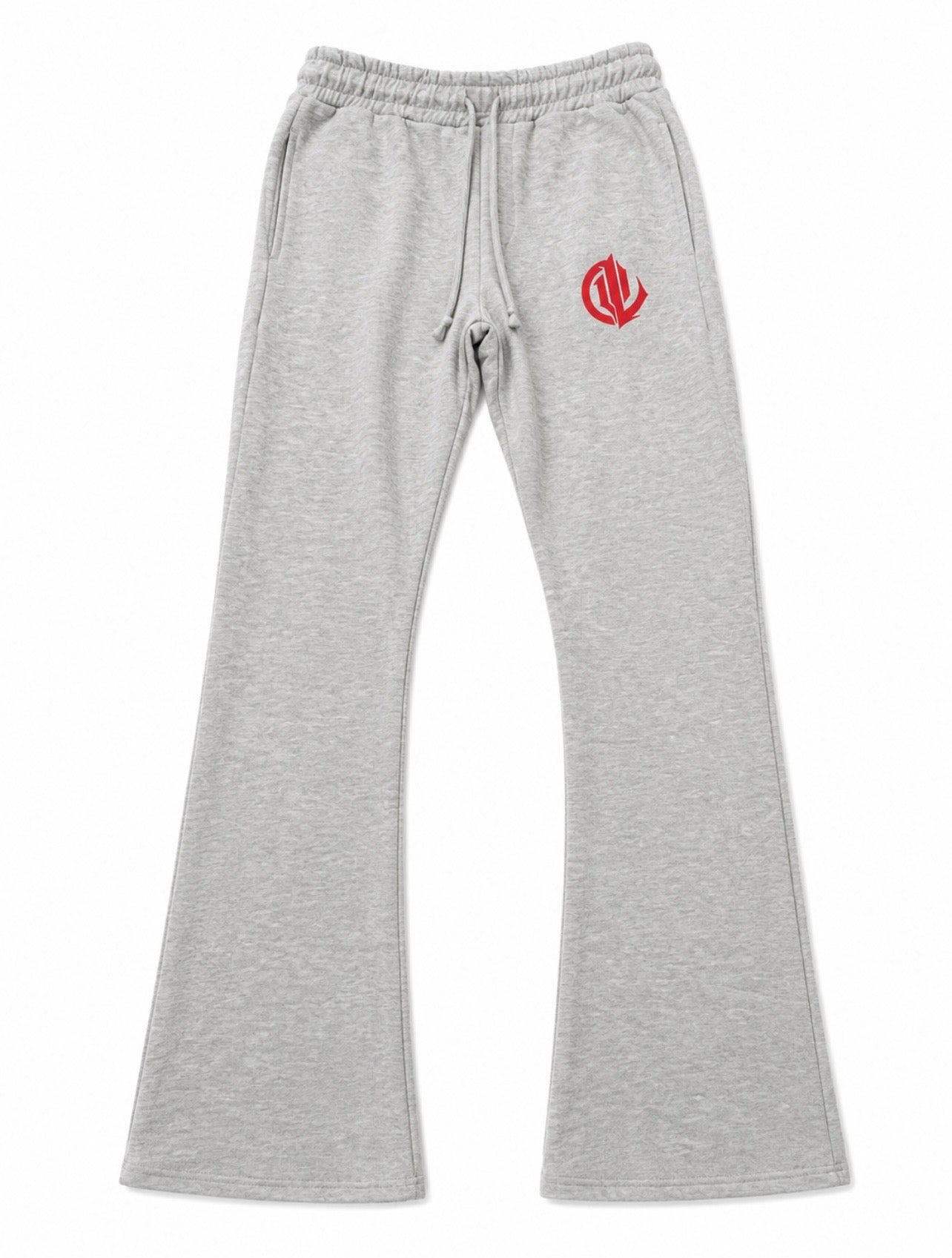 Wolf Pack Red Flare Sweatpants