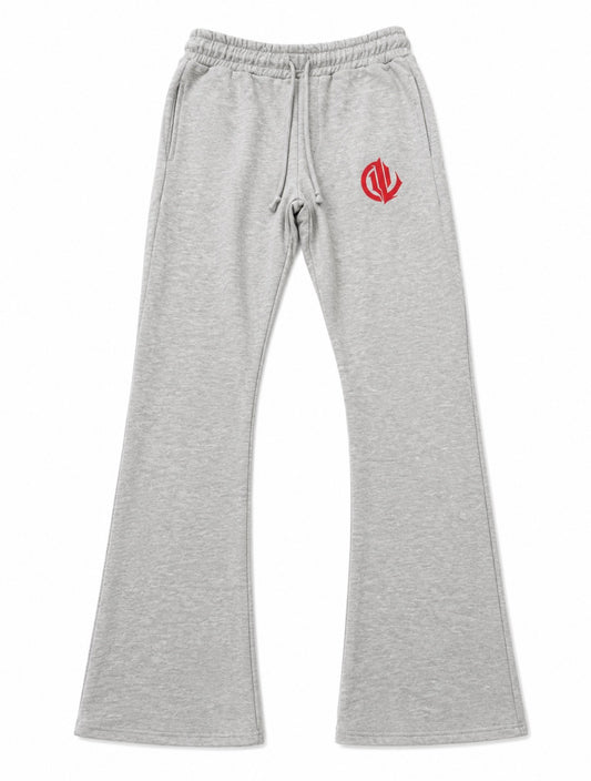 Wolf Pack Red Flare Sweatpants