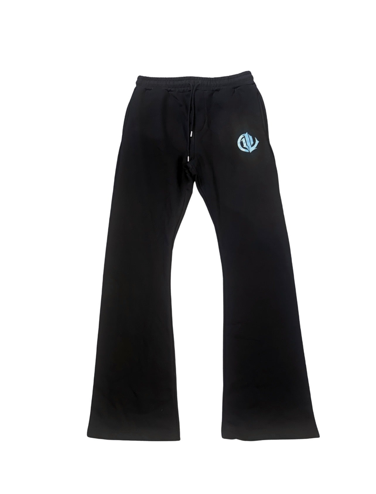 Midnight Sky Flare Sweatpants(Powder Blue)